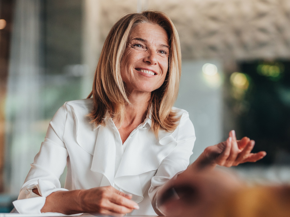 smiling woman